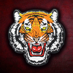 Roaring Tiger 2022 symbole brodé thermocollant / patch sur les manches velcro 2