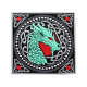 Celtic Tattoo Dragon Embroidered Iron-on / Velcro Sleeve Patch  2