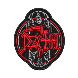 Der Tod Sensenmann Schädel Bestickt Halloween Patch