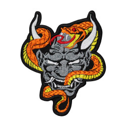 Devil Oni Demon's Stickerei mit aufgesetzten Ärmel 3