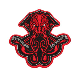 Cthulhu Your mind - My feast Sew-on/Iron-on Embroidered Patch