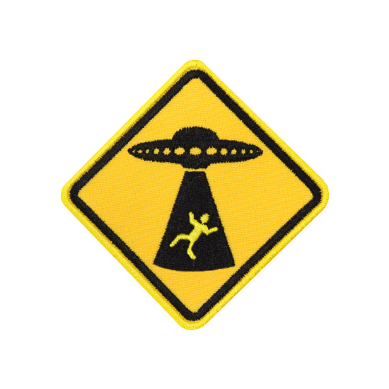 UFO Aliens Activity Area Embroidered Iron-on / Velcro Patch