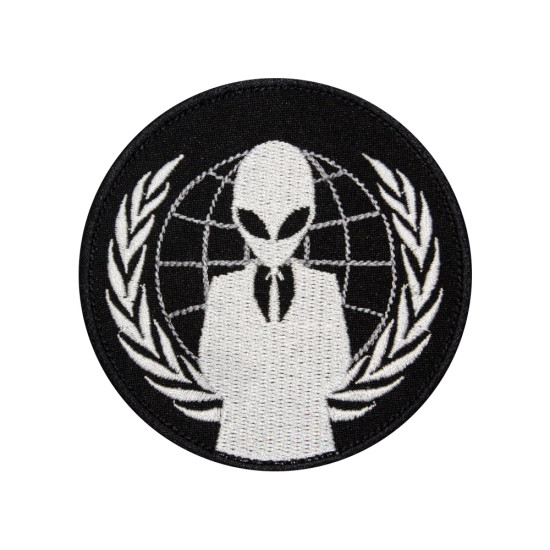 Patch thermocollant / velcro brodé UFO Alien Activity Area 2