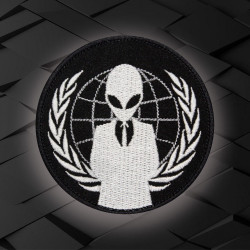 Patch thermocollant / velcro brodé UFO Alien Activity Area 2