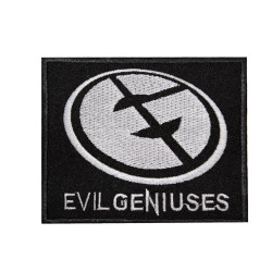 Evil Geniuses Cybersport Organization EG Parche de velcro / termoadhesivo bordado