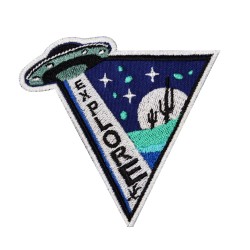 Patch russa ricamata con manica cucita Space Explorer 2