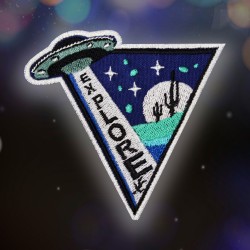 Patch russe brodé à manches cousues Space Explorer 2