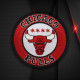 Toppa ricamata termoadesiva/velcro della squadra NBA dei Chicago Bulls