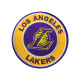 Parche de velcro / termoadhesivo bordado del equipo de la NBA de Los Angeles Lakers
