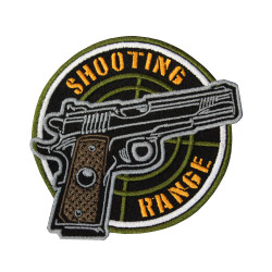 Patch thermocollant / velcro brodé pour pistolet de tir Airsoft