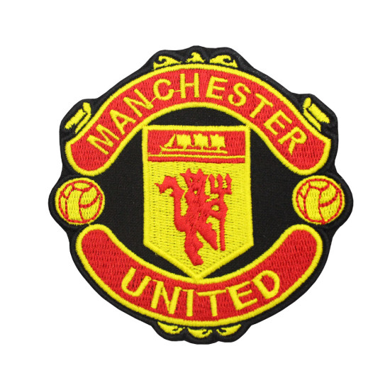 Toppa termoadesiva/velcro ricamata Football Club Manchester United