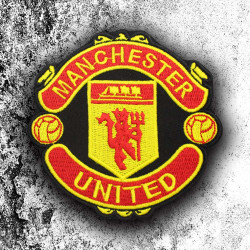 Toppa termoadesiva/velcro ricamata Football Club Manchester United