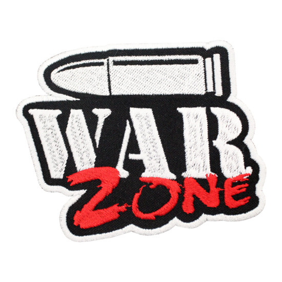 Call of Duty: WarZone Game Logo gesticktes Bügelbild / Klett-Aufnäher