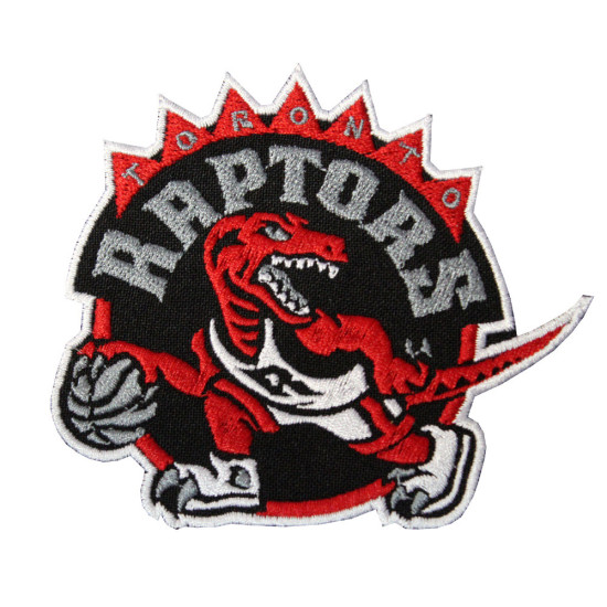 Toppa termoadesiva/velcro ricamata della squadra NBA dei Toronto Raptors 2