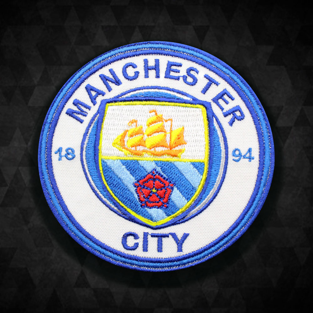 Manchester City FC Man City MCFC Chant 3 Inch Iron Or Sew On Patch Badge 