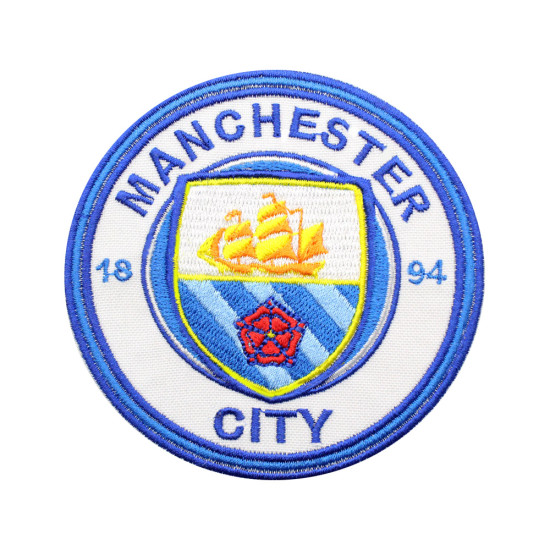 Manchester City Footbal Team Logo Embroidered Iron-on / Velcro Patch