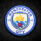 Toppa termoadesiva/velcro ricamata con logo della squadra di calcio del Manchester City