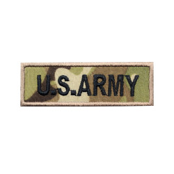 Uniforme de soldat de l'armée américaine brodé thermocollant / patch à manches velcro