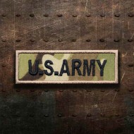 US-Armee Soldatenuniform bestickter Bügel- / Klettärmel-Patch