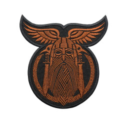 Patch thermocollant / velcro brodé Major Nordic God Odin