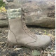 Beige leather boots "Sprint-2" Ukrainian pixel camo footwear Urban-type boots