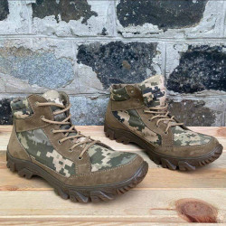 Urban-type Tactical boots "Coyote" Ukrainian army military boots Nubuck leather combat footwear