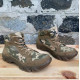 Botas tácticas de tipo urbano "Coyote" Botas militares del ejército ucraniano Calzado de combate de cuero nobuk