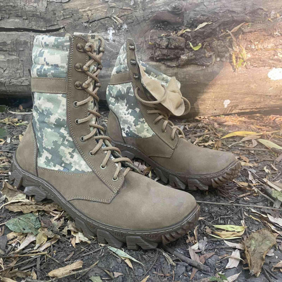 Ukrainian Urban-type boots "Sprint-3" Pixel camo tactical boots combat footwear