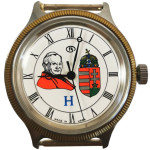 Montre soviétique mécanique originale "Vostok" "Pape John Paul II" URSS Montre-bracelet vintage avec documents