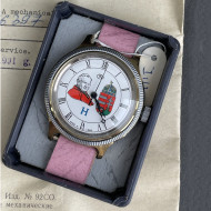 Original "Wostok" mechanische sowjetische Uhr "Papst Johannes Paul II" UdSSR Vintage Armbanduhr mit Dokumenten