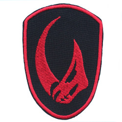 Patch brodé Borderlands Patch thermocollant Airsoft Broderie auto-agrippante Gaming Autocollant à coudre