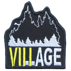 Resident evil Parche cosido RE: Village Iron-on logo bordado Hook and loop regalo bordado