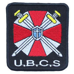 Resident Evil U.B.C.S. parche de las fuerzas Corportaion Umbrella Iron-on logo bordado Gaming regalo bordado Airsoft patch