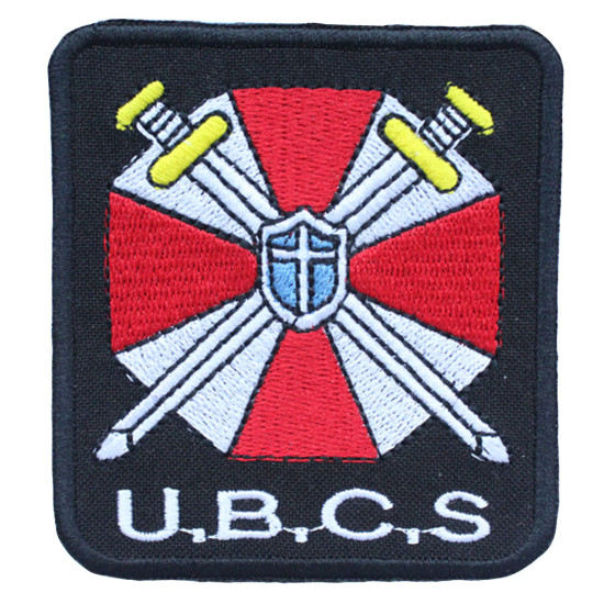 Resident evil U.B.C.S. forces patch Corportaion Umbrella Iron-on embroidered logo Gaming gift embroidery Airsoft patch