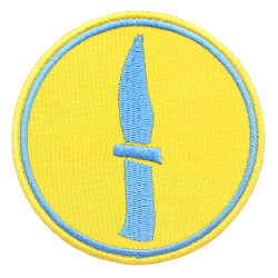 Blue TF2 "Spy" Patch Team Fortress bordado Coser parche Iron-on bordado Hook and loop regalo