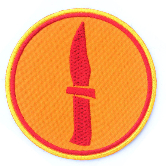 Patch "Spy" TF2 rossa Ricamo Team Fortress Patch da cucire Ricamo termoadesivo Gancio e anello regalo