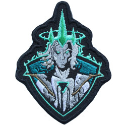 Patch da cucire The Ruined King Viego League of Legends Ricamo termoadesivo LoL Patch regalo ricamata con gancio e anello