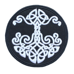 Mjolnir patch Thor's Hammer Sew-on ricamo Iron-on Patch per giacca regalo Patch