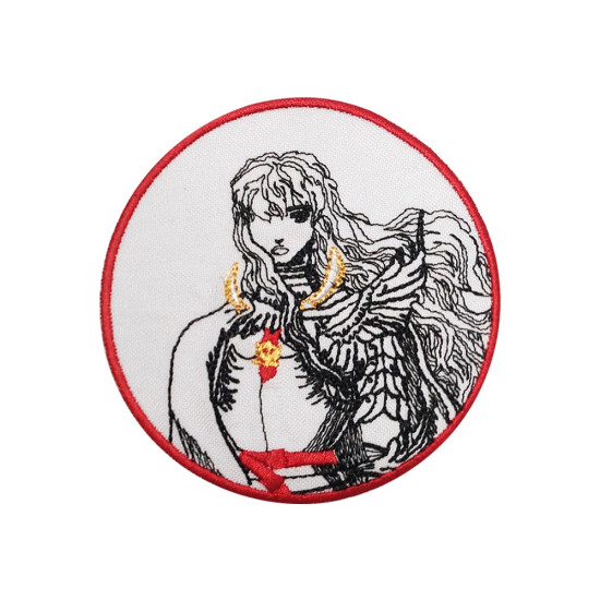 Patch à coudre Griffith Broderie thermocollante Anime Berserk Patch crochet et boucle Manga Band of the Hawk patch brodé cadeau God Hand Eclipse