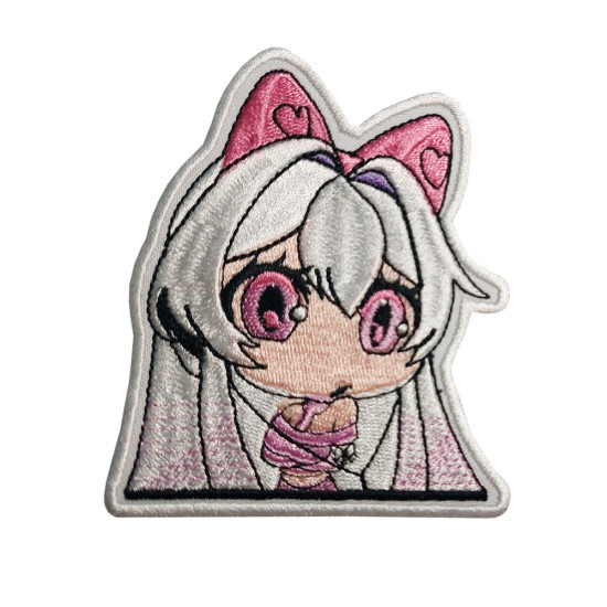 Patch Hentai à coudre Kawaii fille brodé patch érotique thermocollant Anime cadeau broderie manche Bondage fille crochet et boucle patch BDSM