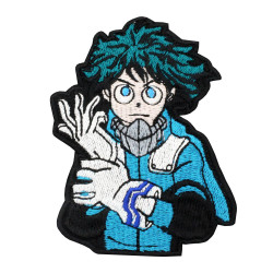 BNHA Deku Patch thermocollant Boku No Hero Academia Anime broderie One for All brodé Crochet et boucle patch My Hero Academia cadeau