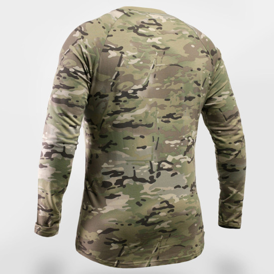 Camiseta táctica de manga larga, camiseta de camuflaje 