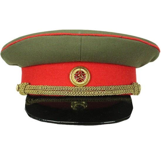 Sowjetischer Offizier Militäruniform Khaki-Jacke und Hose der UdSSR Russische Alltagsuniform