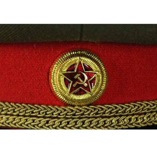 Uniforme militare dell'ufficiale sovietico Giacca e pantaloni color cachi dell'URSS Uniforme russa quotidiana