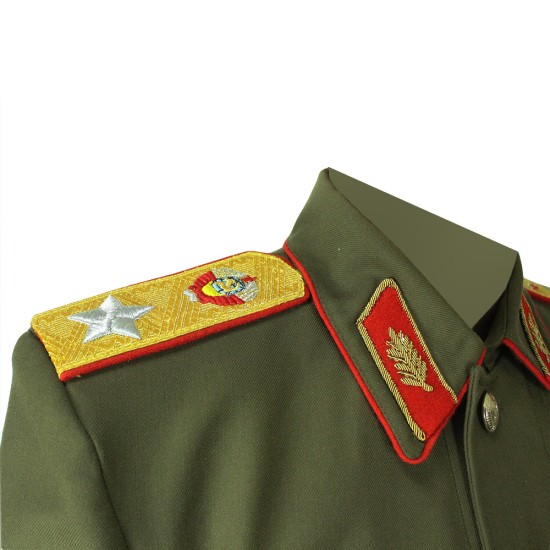 Uniforme militaire d'officier soviétique Veste et pantalon kaki de l'URSS Uniforme russe de tous les jours