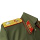 Uniforme militare dell'ufficiale sovietico Giacca e pantaloni color cachi dell'URSS Uniforme russa quotidiana
