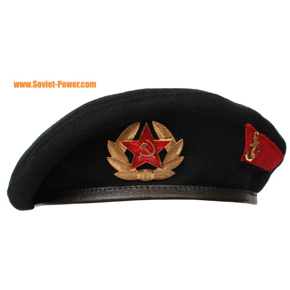 Infrarrojo El camarero prioridad Sombrero de boina negra militar soviética MARINES