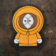 Parche de Kenny McCormick South Park con dibujos animados bordados para planchar/manga con velcro