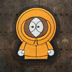 Kenny McCormick South Park Patch Cartoon Embroidered Iron-on / Velcro Sleeve