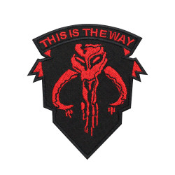 This Way Weapons my Religion Mandalorian Iron on / Velcro Patch 2